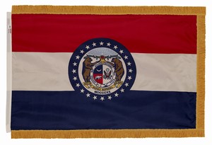 Spectramax 3'x5' Nylon Indoor Missouri Flag