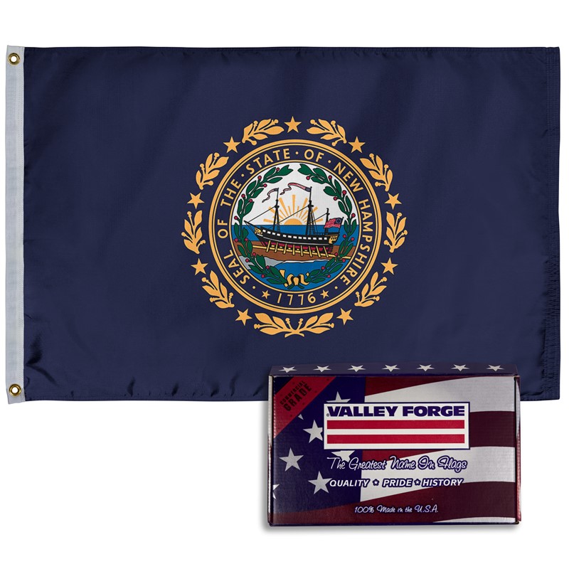 Spectramax 2'x3' Nylon New Hampshire Flag