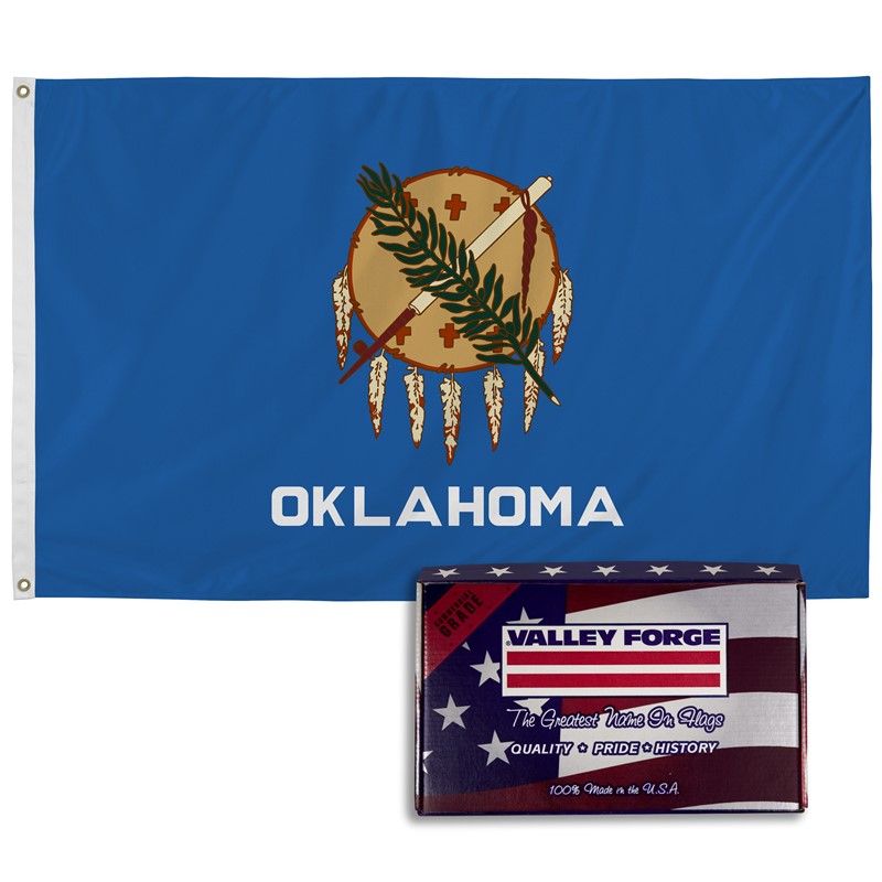 Spectramax Spectramax 3'x5' Nylon Oklahoma Flag 35232360