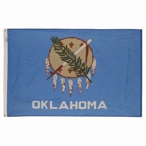Spectramax 4'x6' Nylon Oklahoma Flag