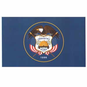 Spectramax 12'x18' Nylon Utah Flag - Remaining Inventory Only