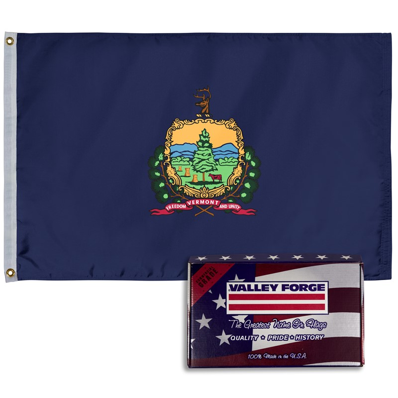 Spectramax 2'x3' Nylon Vermont Flag