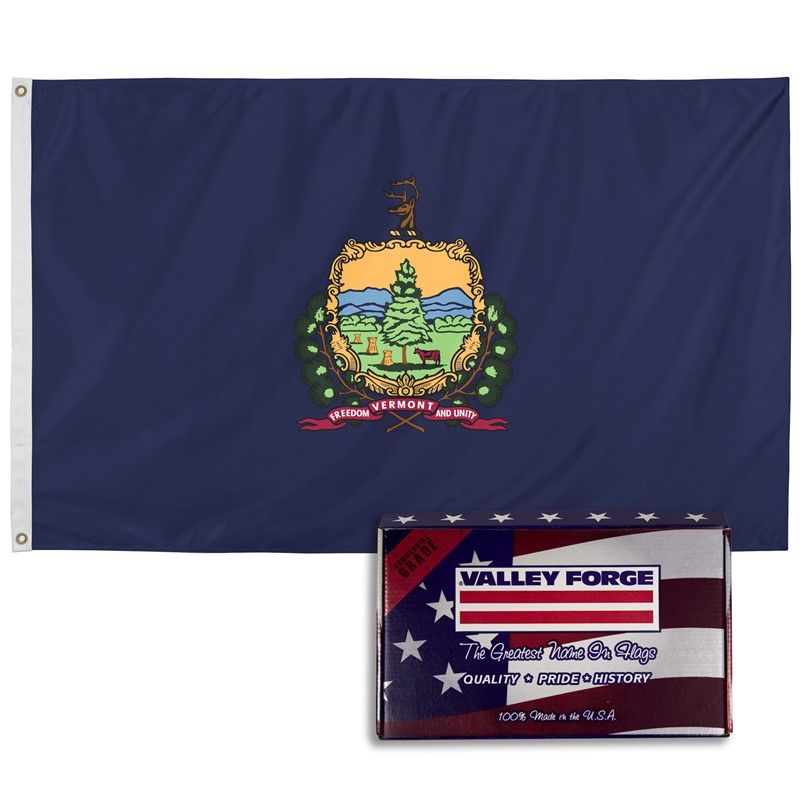 Spectramax 3'x5' Nylon Vermont Flag