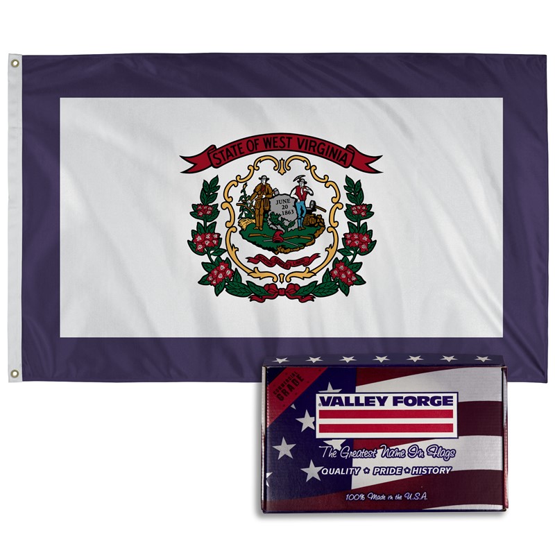 Spectramax 3'x5' Nylon West Virginia Flag