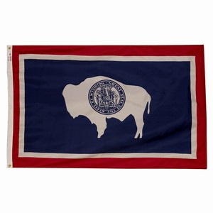 Spectramax 4'x6' Nylon Indoor Wyoming Flag