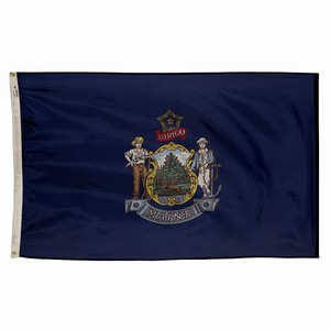 Perma-Nyl 3'x5' Maine Flag - Retail Packaging