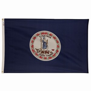 Perma-Nyl 3'x5' Virginia Flag - Retail Packaging