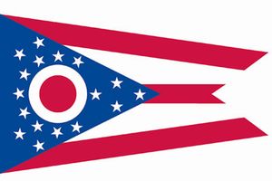 Valprin 4x6 Inch Ohio Stick Flag ( 12 pack )