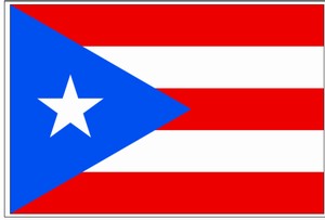 Valprin 4x6 Inch Puerto Rico Stick Flag ( 12 pack )