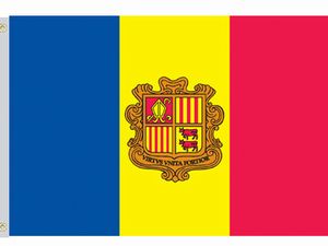 Perma-Nyl 2'x3' Nylon Andorra Government Flag