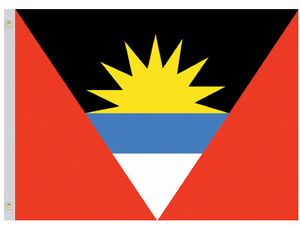 Perma-Nyl 5'x8' Nylon Antigua & Barbuda Flag