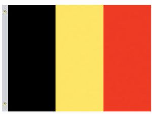 Perma-Nyl 4'x6' Nylon Belgium Flag