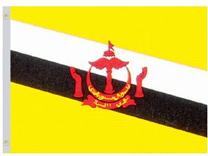 Perma-Nyl 2'x3' Nylon Brunei Flag