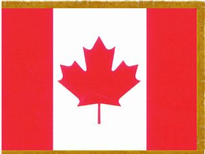 Perma-Nyl 3'x5' Nylon Indoor Canada Flag
