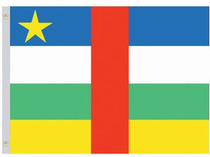 Perma-Nyl 4'x6' Nylon Central African Republic Flag