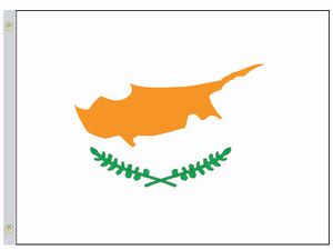 Perma-Nyl 5'x8' Nylon Cyprus Flag
