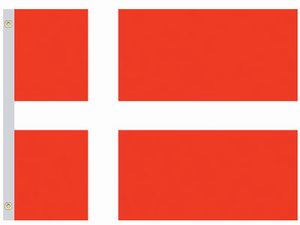 Perma-Nyl 2'x3' Nylon Denmark Flag