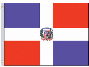 Perma-Nyl Perma-Nyl 4'x6' Nylon Dominican Republic Government Flag 46223420G