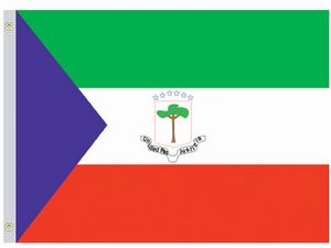 Perma-Nyl 3'x5' Nylon Equatorial Guinea Flag