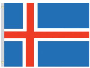 Perma-Nyl Perma-Nyl 3'x5' Nylon Iceland Flag 35223660