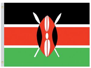 Perma-Nyl 4'x6' Nylon Kenya Flag