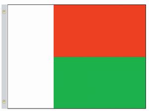 Perma-Nyl 4'x6' Nylon Madagascar Flag