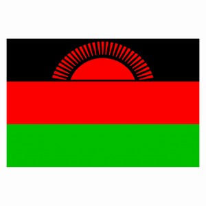 Perma-Nyl 5'x8' Nylon Malawi Flag