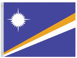 Perma-Nyl 2'x3' Nylon Marshall Islands Flag