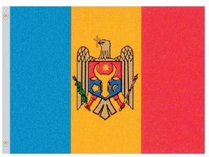 Perma-Nyl 2'x3' Nylon Moldova Flag