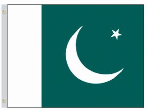 Perma-Nyl 2'x3' Nylon Pakistan Flag