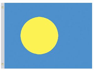 Perma-Nyl 2'x3' Nylon Palau Flag