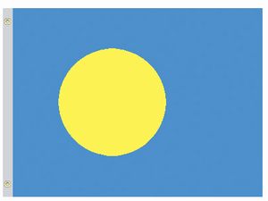 Perma-Nyl 5'x8' Nylon Palau Flag