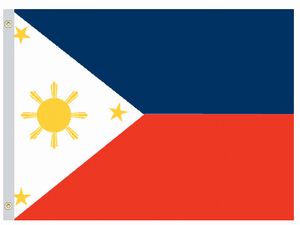 Perma-Nyl 4'x6' Nylon Philippines Flag