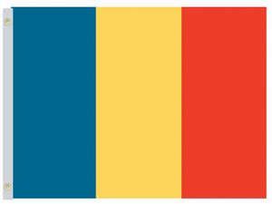 Perma-Nyl 4'x6' Nylon Romania Flag