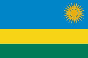 Perma-Nyl 2'x3' Nylon Rwanda Flag