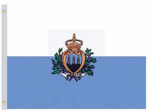 Perma-Nyl 2'x3' Nylon San Marino Government Flag
