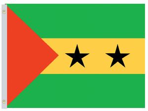 Perma-Nyl 5'x8' Nylon Sao Tome & Principe Flag