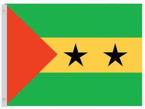 Perma-Nyl Perma-Nyl 5'x8' Nylon Sao Tome & Principe Flag 58224220