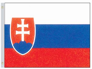 Perma-Nyl 5'x8' Nylon Slovakia Flag