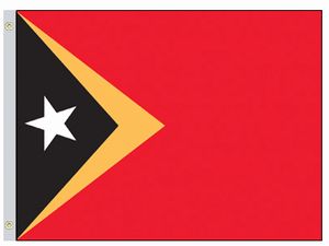 Perma-Nyl 2'x3' Nylon Timor-Leste Flag