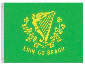 Perma-Nyl Perma-Nyl 3'x5' Nylon Irish American Flag 35234820