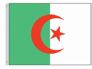 Valprin 4x6 Inch Algeria Stick Flag ( 12 pack )