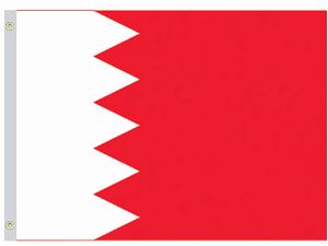 Valprin 4x6 Inch Bahrain Stick Flag ( 12 pack )