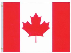 Valprin 4x6 Inch Canada Stick Flag ( 12 pack )