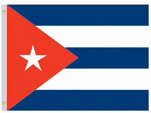 Valprin 4x6 Inch Cuba Stick Flag ( 12 pack )
