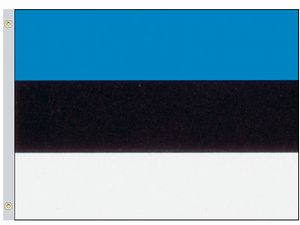Valprin 4x6 Inch Estonia Stick Flag ( 12 pack )