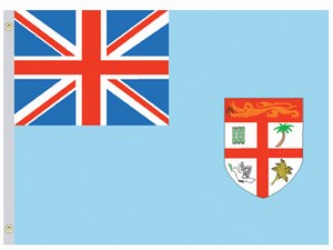 Valprin 4x6 Inch Fiji Stick Flag ( 12 pack )