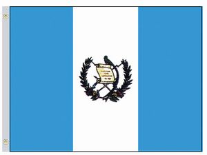 Valprin 4x6 Inch Guatemala Stick Flag ( 12 pack )