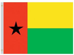 Valprin 4x6 Inch Guinea-Bissau Stick Flag ( 12 pack )