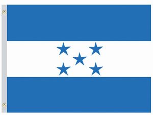 Valprin 4x6 Inch Honduras Stick Flag ( 12 pack )